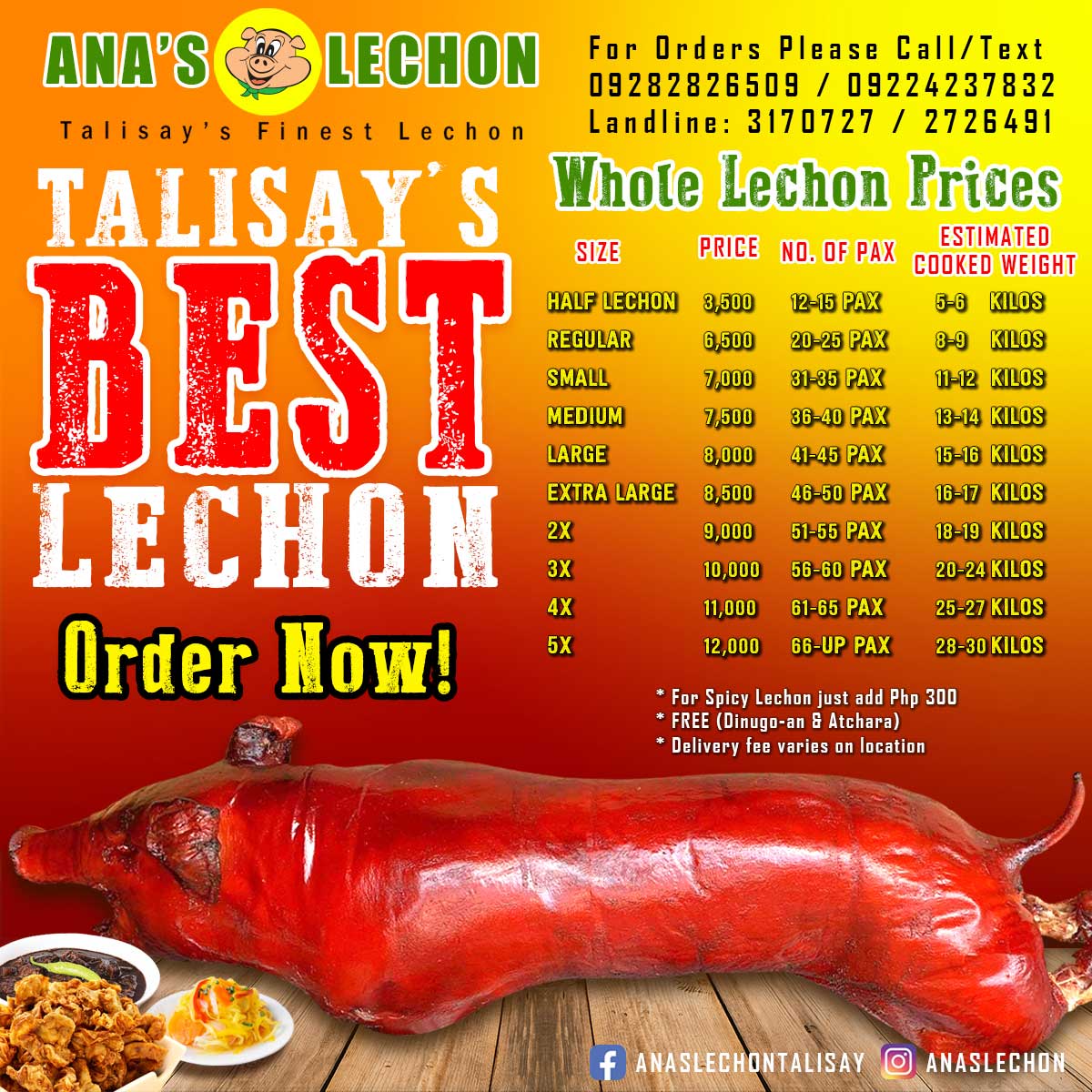 Ana's Lechon Talisay - Best Cebu Lechon